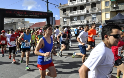 Corredores tras el pistoletazo de salida