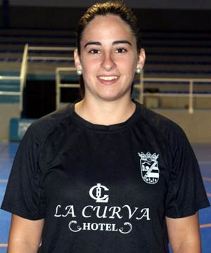 Judith, jugadora del Albolote Futsal, marcó tres goles