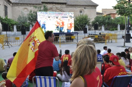 Este año no habrá pantalla gigante en la Plaza del Ayuntamiento. 