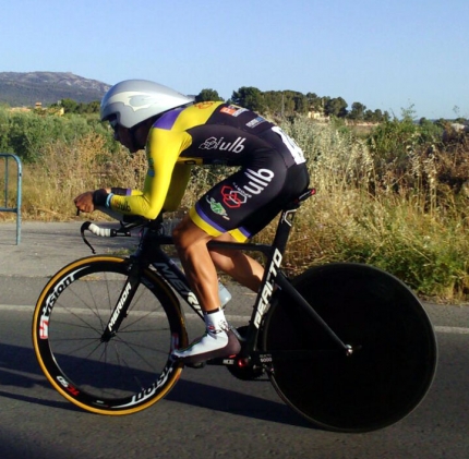 Juan Carlos Ramírez durante la prueba del Campeonato de España