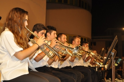 Actuación de la banda municipal de Albolote en el ciclo 