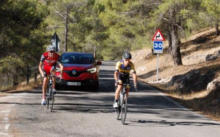 Juan Carlos Ramírez durante una de las pruebas de esta temporada