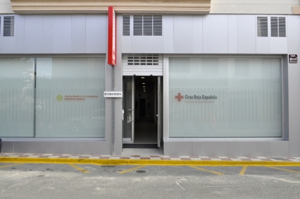 Fachada exterior de la nueva sede de Cruz Roja Albolote