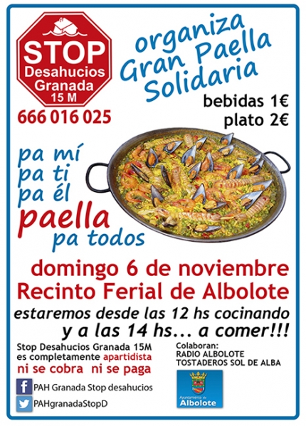 Cartel anunciador de la actividad. 