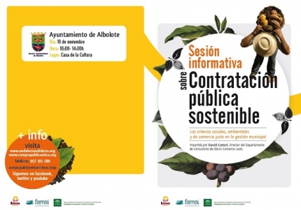 Cartel del curso de contratación sostenible 