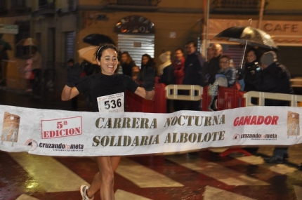 La vencdora en categoría absoluta femenina, María Dolores Díez Santaella 
