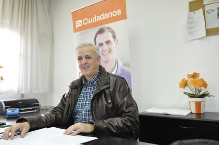 El portavoz de Ciudadanos, Manuel Montalvo en rueda de prensa 