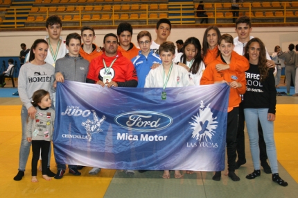 Delegación del Club de Judo Chinchilla en el Cpto. de Andalucía de Fuengirola 