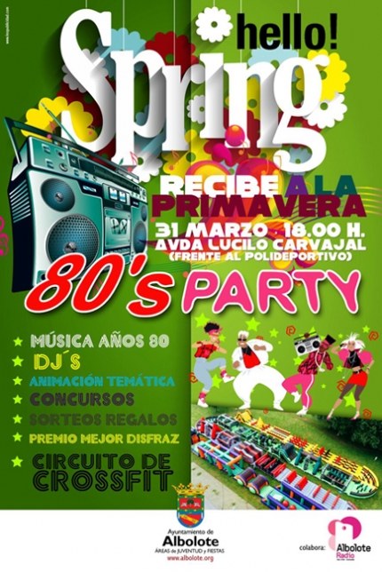 Cartel anunciador de la fiesta de la Primavera de Albolote