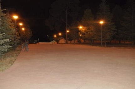 Iluminación del paraje de los Pinos de El Chaparral 