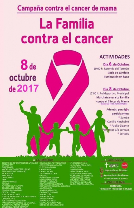 Cartel anunciador de la carrera/marcha.