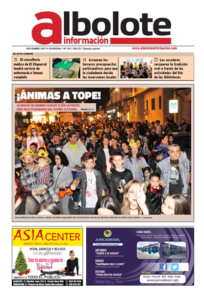 Portada del número 331 del periódico de Albolote.