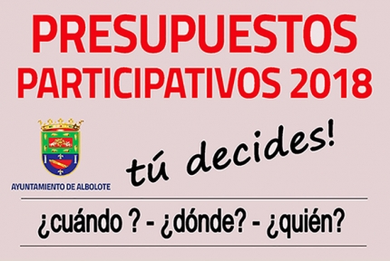 Anagrama de los presupuestos participativos de Albolote 