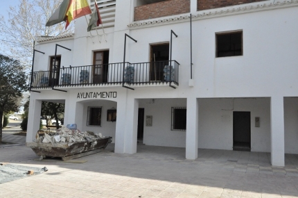 Obras en el edificio municipal de El Chaparral 