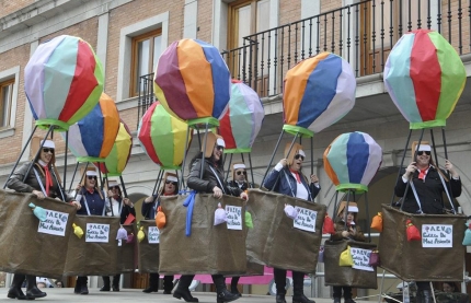 El grupo `culillo de mal asiento` ganó el premio al mejor disfraz colectivo el año pasado 