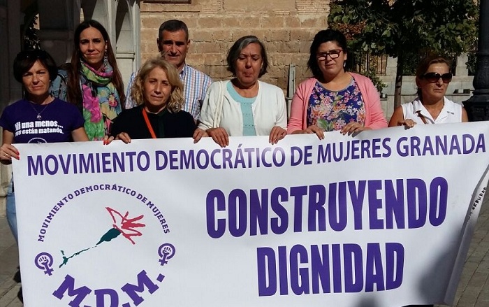 IU Ganemos a favor de la huelga feminista del 8 de marzo 