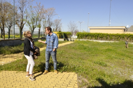 Terrenos en los que se ubicará el Skate Park a las espaldas de la Casa de la Juventud 