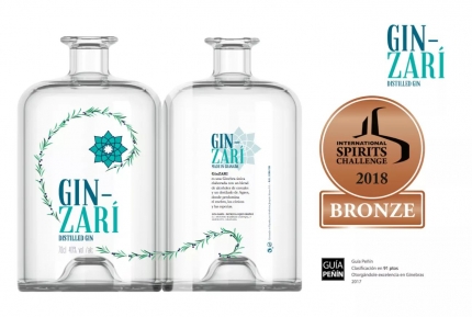 Gin-Zaría ya presume de medalla en su nueva etiqueta. 