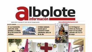 Portada de Albolote Informacion de la primera quincena de mayo.