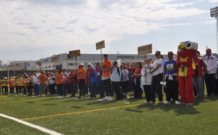 Delegaciones durante la ceremonia de apertura de los vigésimos juegos Discap