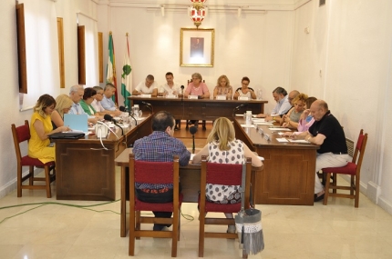 Pleno municipal del pasado mes de julio 