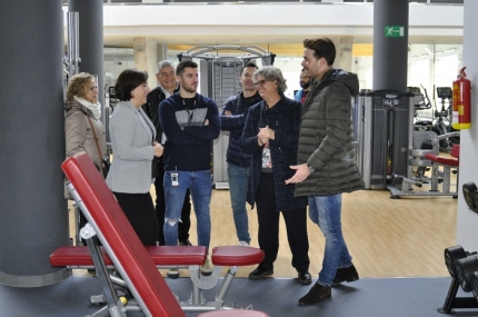 La Delegada del Gobierno en funciones, Sandra García, visitó el CDU de Albolote 