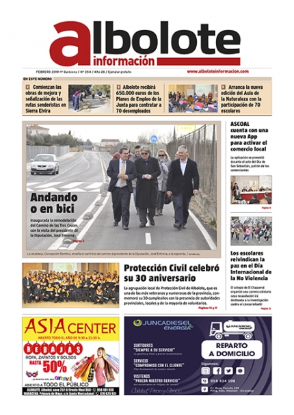 Portada del periódico de la primera quincena de febrero.