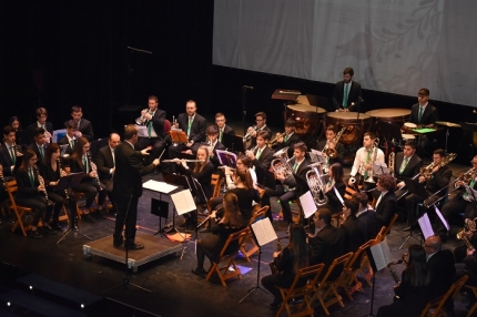 Concierto de la banda de música el día de Andalucía 