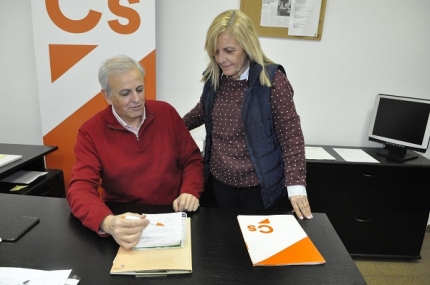 Concejales de Ciudadanos en rueda de prensa 