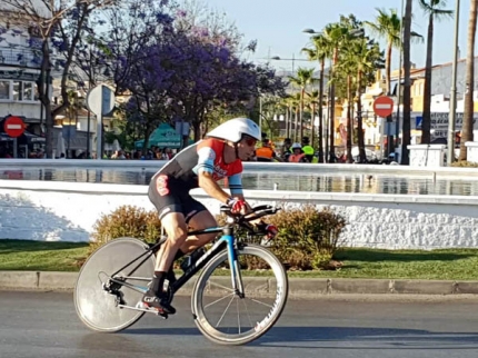  Juan Carlos Ramírez en un momento de su participación en los campeonatos de Andalucía