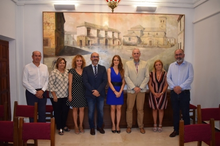 Visita de la delegada de empleo y economía, Virginia Fernández