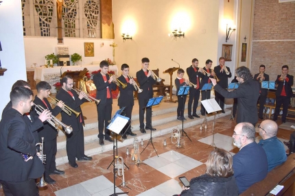 Uno de los momentos del recital dirigido por Ángel López Carreño.