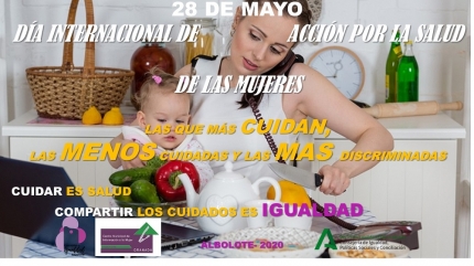 Cartel del día internacional de acción por la salud de las mujeres