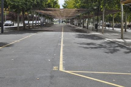 Avenida Lucilo Carvajal donde se ubica el mercadillo los sábados por la mañana