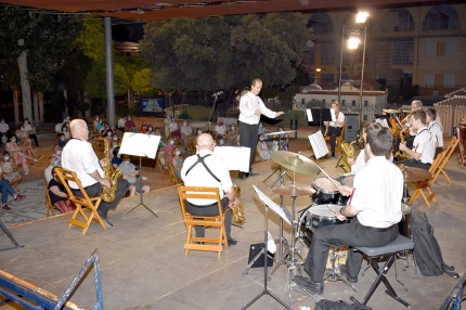 Intervención del ensemble de saxofones en el I Festival de Música de Cámara.