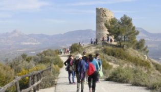 La visita al Torreón es de `obligado cumplimiento` el día de la Candelaria. Foto de 2016 