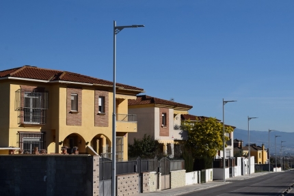 Farolas del camino de las Tres Cruces