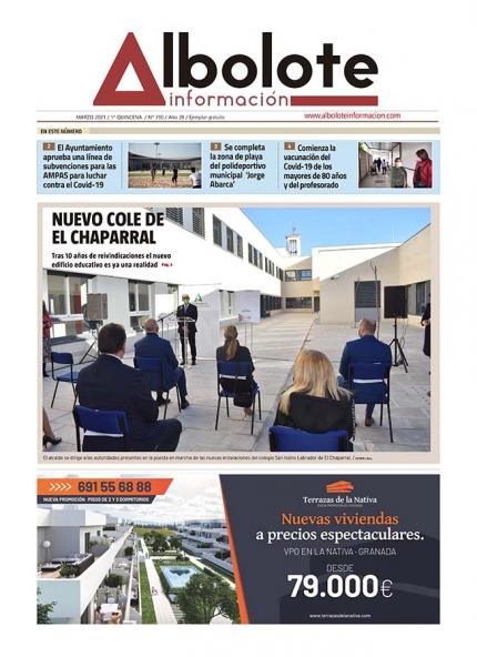 Portada del nuevo periódico de Albolote.