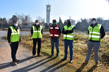 Terrenos por los que transitará el colector de recogid de las aguas residuales de El Chaparral 