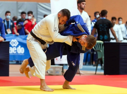 Jorge Picado, de azul, no pudo alcanzar la final del Campeonato de España