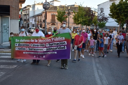 Marcha en defensa de la educación pública 