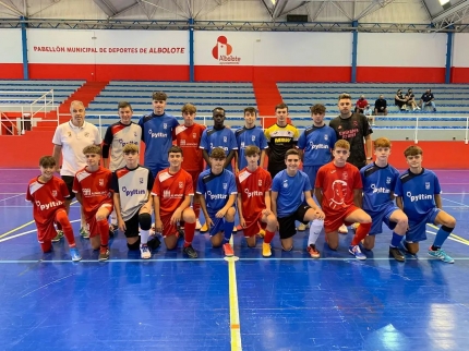 Equipo cadete de Primera Andaluza del Albolote Futsal 