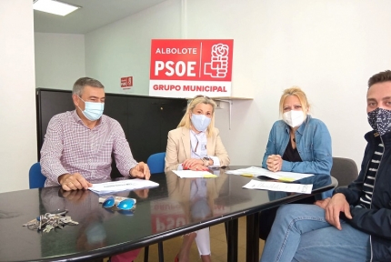 Concejales del grupo socialista del Ayuntamiento de Albolote 