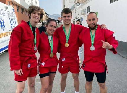 Alejandro Haro, Carolina Ortega, Jorge Picado y Zeus Serrano