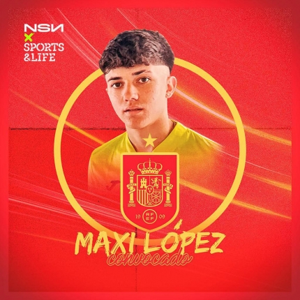 Maxi López en su anuncio tras la convocatoria de la Selección Española Sub-15