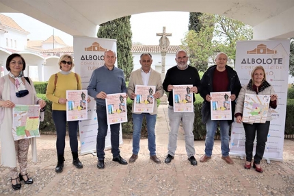 Autoridades de Albolote y Deifontes durante la presentación en El Chaparral de la segunda etapa del Camino de San Juan de la Cruz.