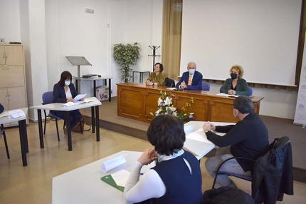 Acto de prórroga del convenio celebrado en las instalaciones del OAL de Albolote.