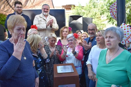 Varios momentos del homenaje a los vecinos y vecinas del Barrio Seco,