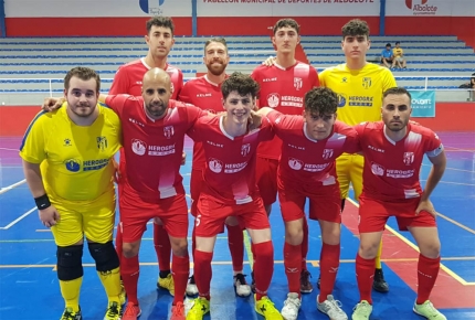 Equipo del Albolote Herogra que se enfrentó al Maracen A el pasado sábado (ALBOLOTE FUTSAL)