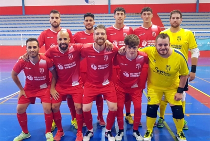 Equipo del Albolote Herogra que jugó ante el CP Churriana (ALBOLOTE FUTSAL)